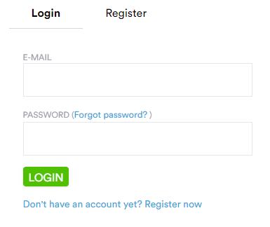 The base SSONext login form